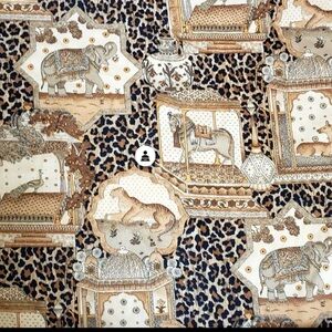 2 panels . Pleased custom curtains panels 7’ long x 39” at top